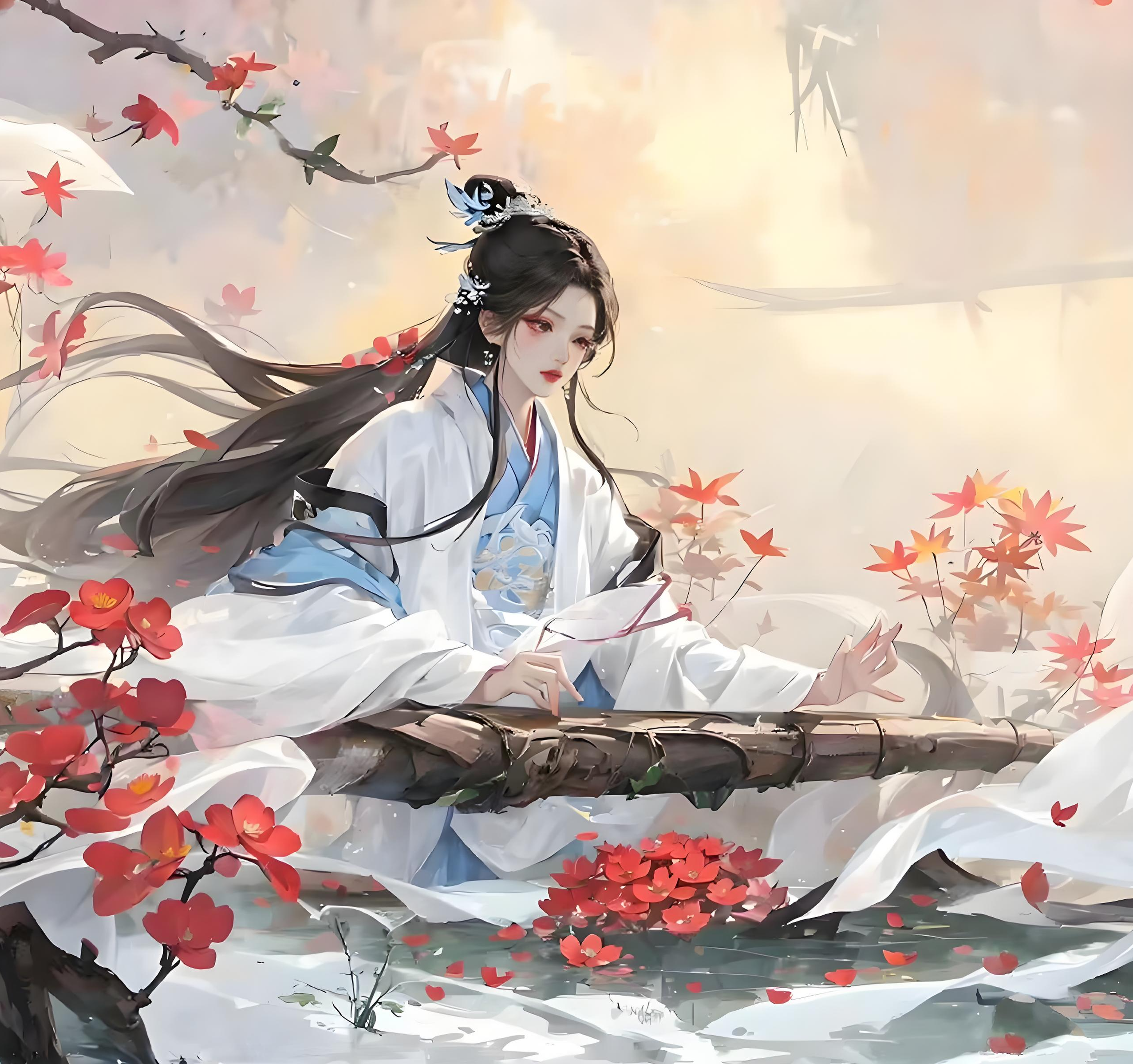 借酒1女人撫琴.png